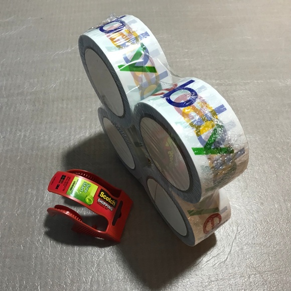 2 Rolls EBay Branded Packing Tape – 2 Inch X 75 Yards, Multi-Color, Anti-Static - View #4